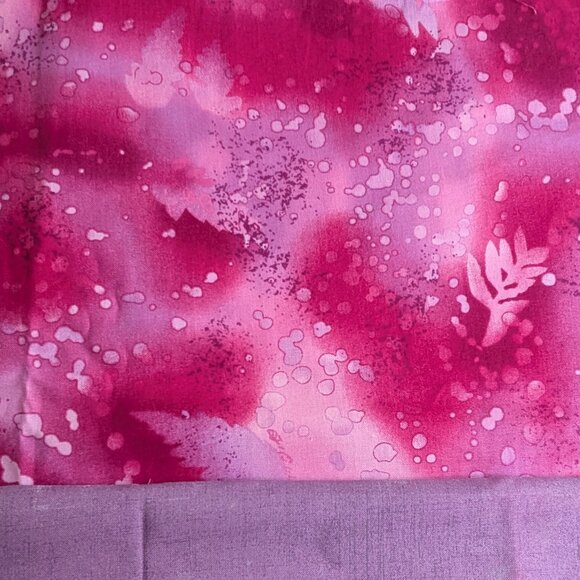 Set of 2 Coordinated Cotton Quilting Fabrics - Purple Colorway - Picture 1 of 6